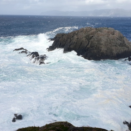 La pointe Est de la Norvège, Krakenus. Le phare. Krakenus fyr