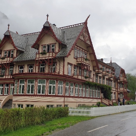 L'Hôtel Union Øye, qui date de 1891. Au calme et en pleine nature ... et dans le luxe. Øye.