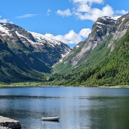 Le fjord de Sognefjord. Sognefjord