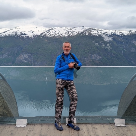 Pas vraiment rassuré au bout de cette passerelle ! Stegastein
