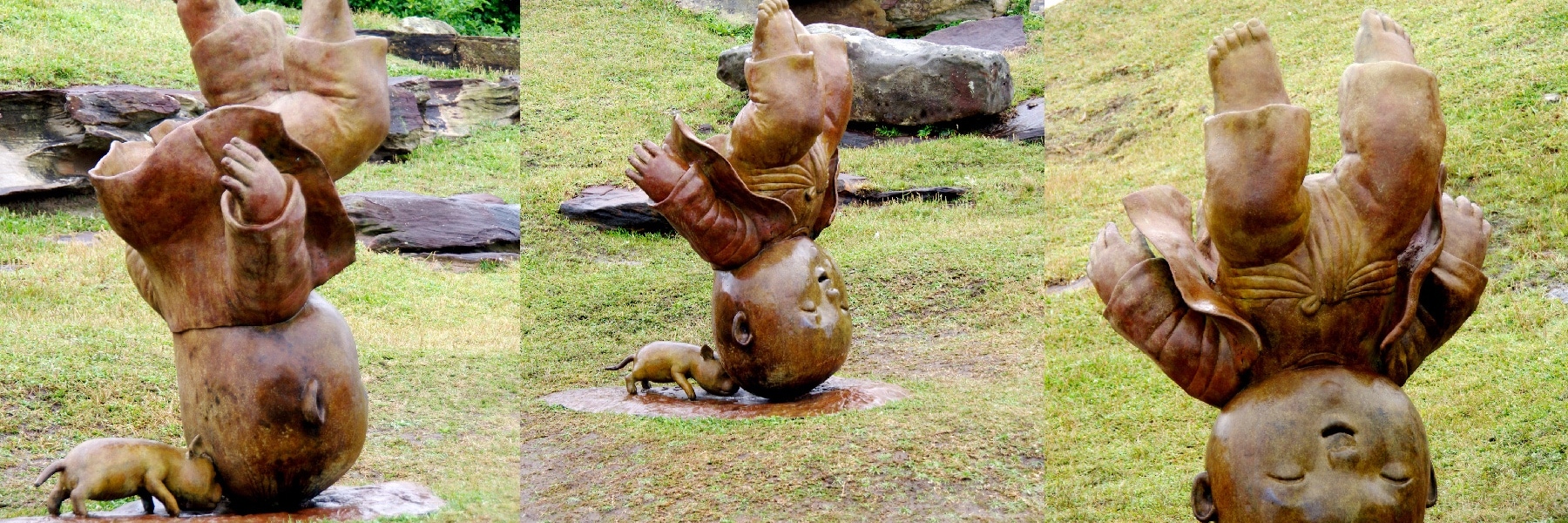 Œuvres contemporaines sur les plages de Manly. Manly