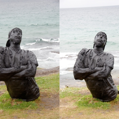 Œuvres contemporaines sur les plages de Manly. Manly