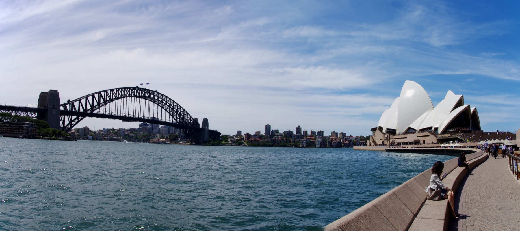 Sydney, le Harbour Bridge et l'Opéra. Sydney