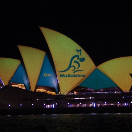 Sydney, fête des Wallabies. Sydney