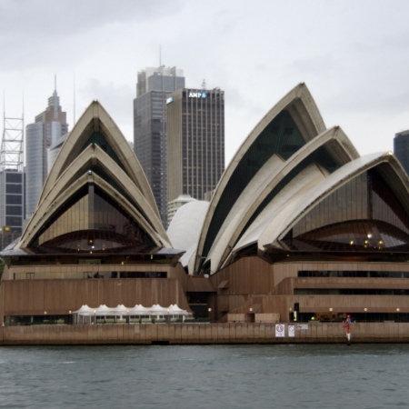 Balade en bateau navette sur l'aber de la baie de Sydney. Sydney