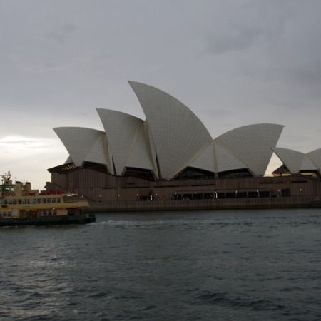 Balade en bateau navette sur l'aber de la baie de Sydney. Sydney