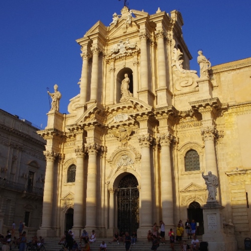 Cathédrale de Syracuse. Italie, Syracuse