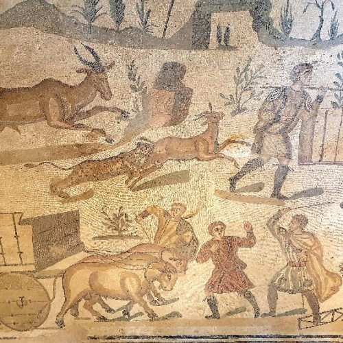 Villa Romaine Del Casale. Italie, Piazza Armerina.