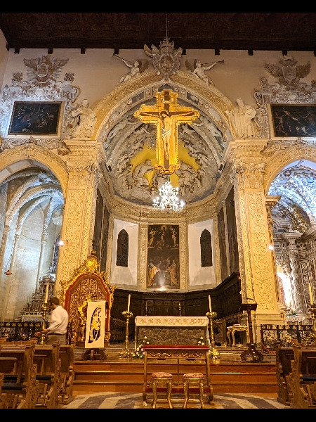 La Cathédrale d'Enna. Italie, Enna.