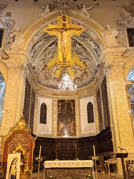 La Cathédrale d'Enna. Italie, Enna.