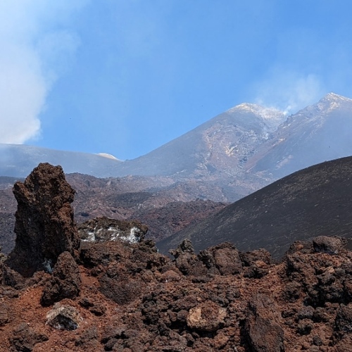 Randonnée sur l'Etna. Italie, Etna.