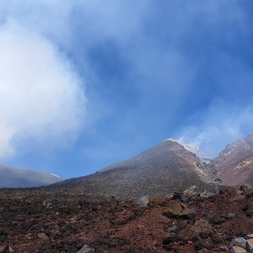 Randonnée sur l'Etna. Italie, Etna.