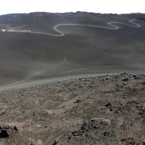 Randonnée sur l'Etna. Italie, Etna.