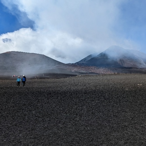 Randonnée sur l'Etna. Italie, Etna.