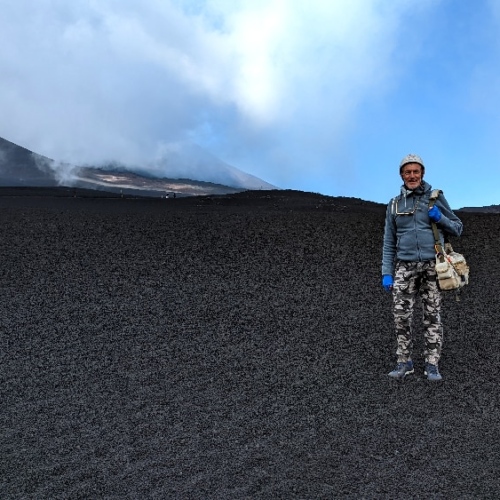 Randonnée sur l'Etna. Italie, Etna.