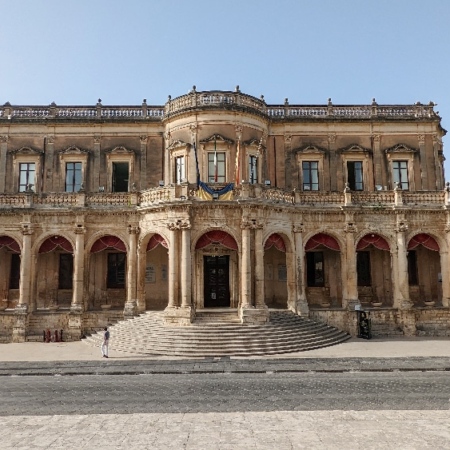 La Mairie de Noto. Italie, Noto.