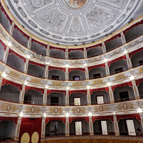 Teatro Tina di Lorenzo. Italie, Noto.