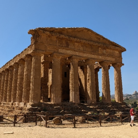 Le temple de la Concorde. Italie, Agrigente.