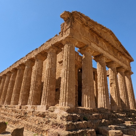 Le temple de la Concorde. Italie, Agrigente.