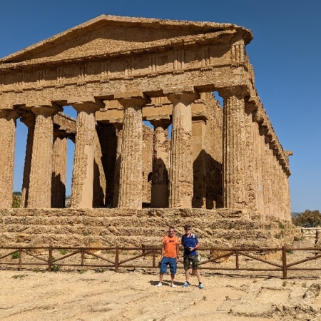 Le temple de la Concorde. Italie, Agrigente.