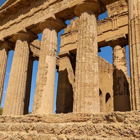 Le temple de la Concorde. Italie, Agrigente.