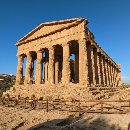 Le temple de la Concorde. Italie, Agrigente.