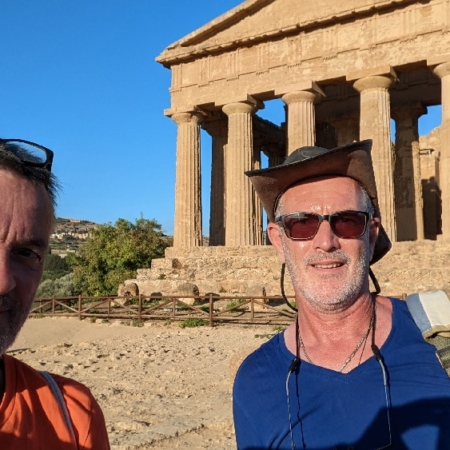 Le temple de la Concorde. Italie, Agrigente.
