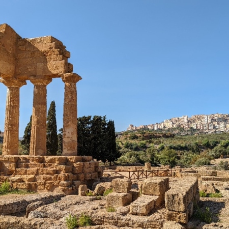 Temple des Dioscures. Italie, Agrigente.