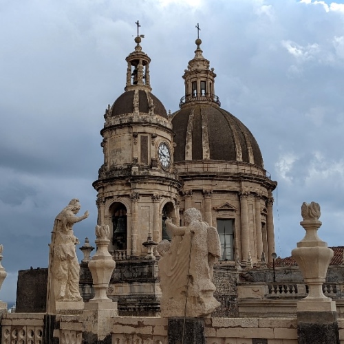 Le Duomo de la cathédrale Santa Aghata. Italie, Catane.