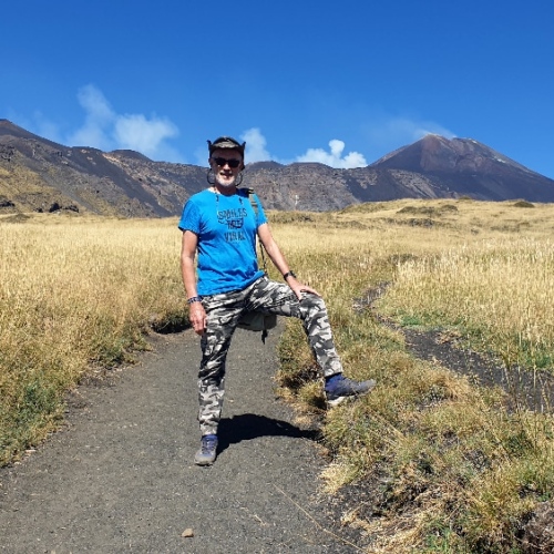 Randonnée jusqu'à la Vallée del Bove. Italie, Etna.