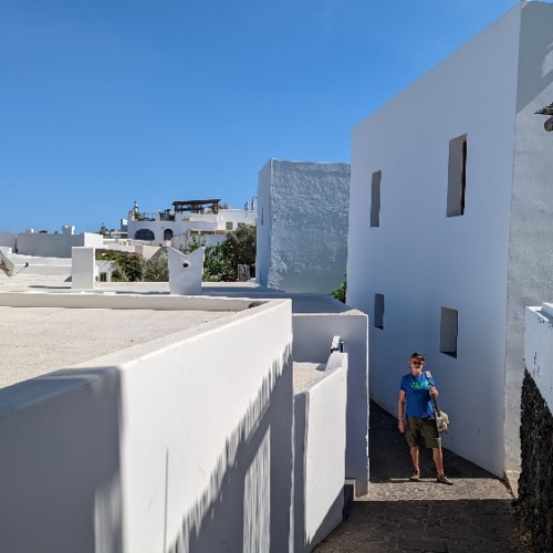 Balade dans les ruelles de Stromboli. Italie, Stromboli.