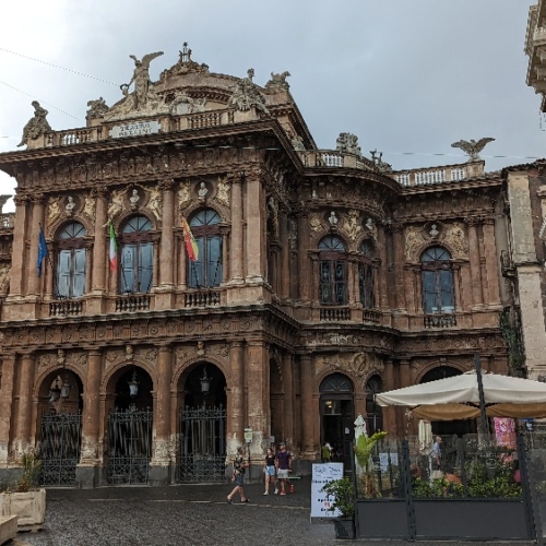 Le théâtre Vicenzo BELINI. Italie, Catane.