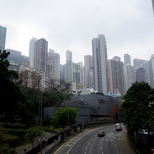 Les quartiers résidentiels. Hong Kong