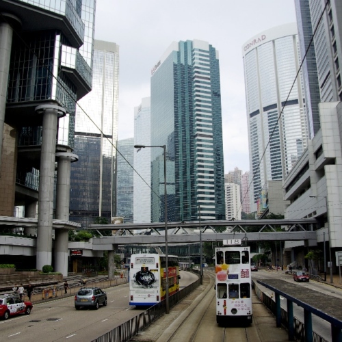 Une architecture verticale. Hong Kong
