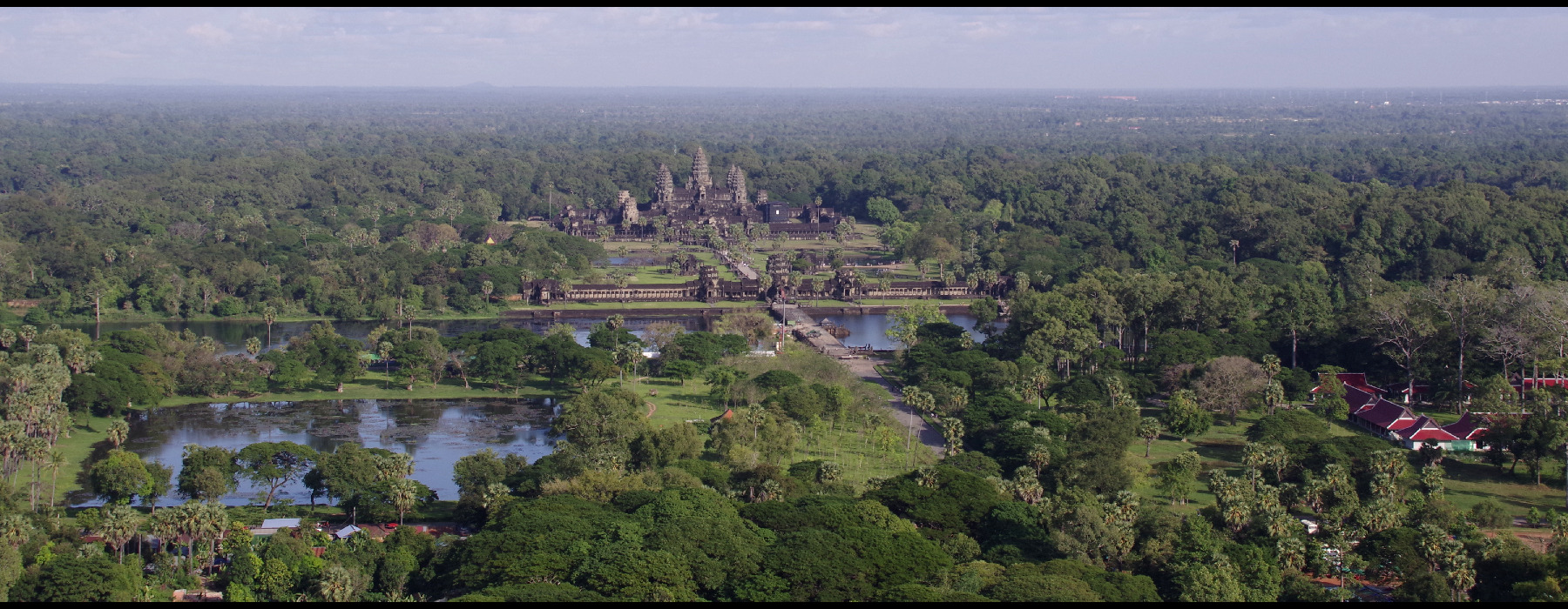 Angkor Wat, Vue du ballon. Siem Reap