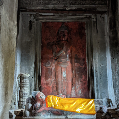 Angkor Wat, Le Bouddha sommital. Siem Reap