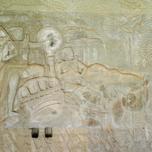 Angkor Wat. Bas-relief. Siem Reap