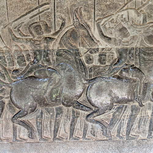 Angkor Wat. Bas-relief. Siem Reap