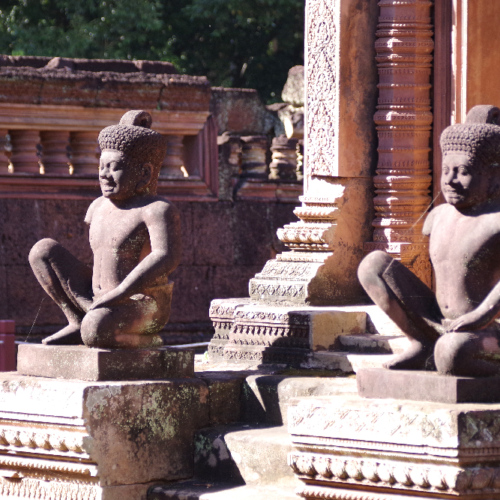 Le Temple de Banteay Srei. Siem Reap