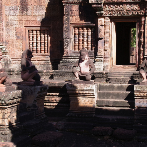 Le Temple de Banteay Srei. Siem Reap