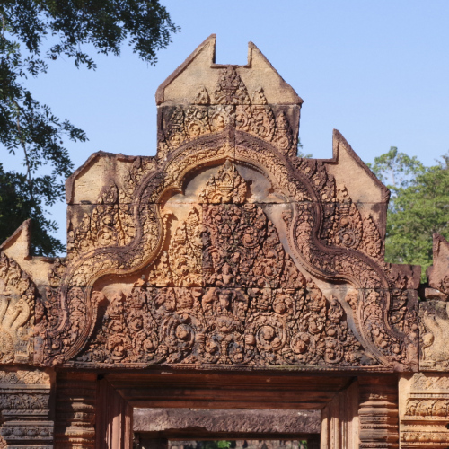 Le Temple de Banteay Srei. Siem Reap