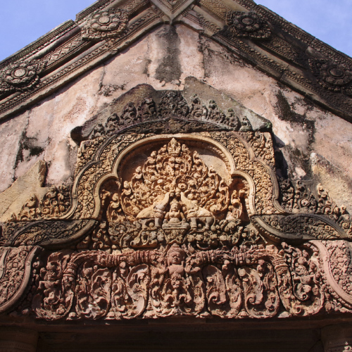 Le Temple de Banteay Srei. Siem Reap