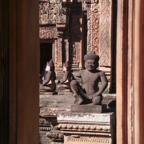 Le Temple de Banteay Srei. Siem Reap