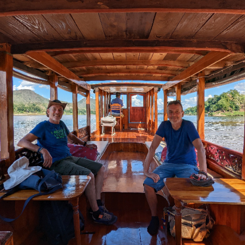 Croisière sur le Mékong. Luang Prabang