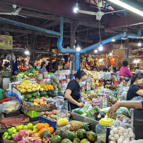Marché à Siem Reap. Siem Reap
