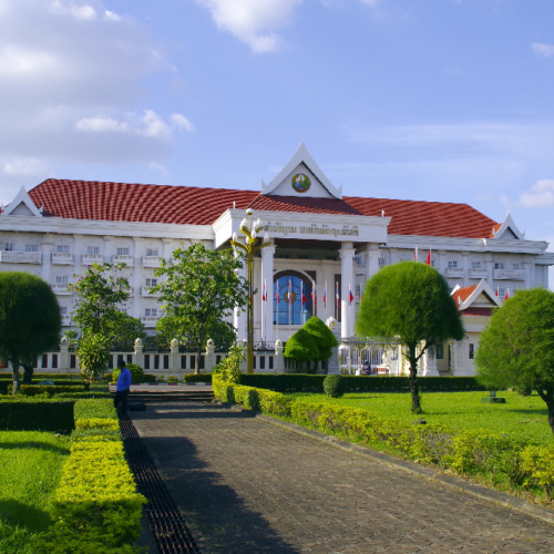 Le parlement du Laos. Vientiane