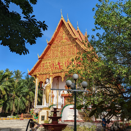 Pha Taht Luang Museum. Vientiane