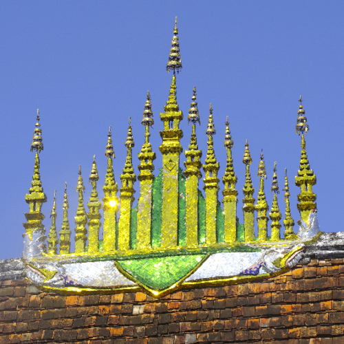 Temple de Vat mai. Luang Prabang