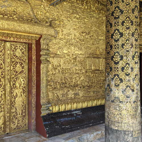 Temple de Vat mai. Luang Prabang