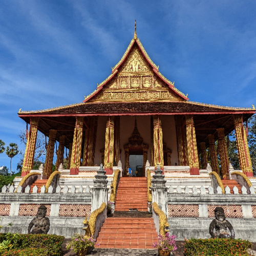 Le temple Vat Phra Keo. Vientiane